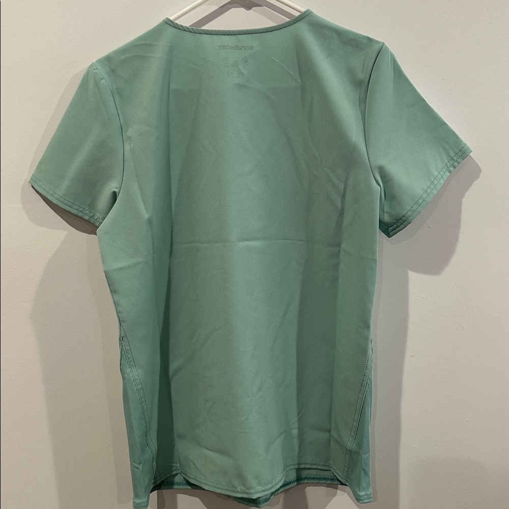 Scrubstar Seasonal Notch Collar Top Size Small - Picture 10 of 11